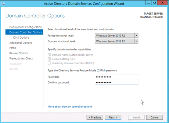 FAQ-Windows 2012 r2如何部署LDAP服务器实现BMC域账户登陆