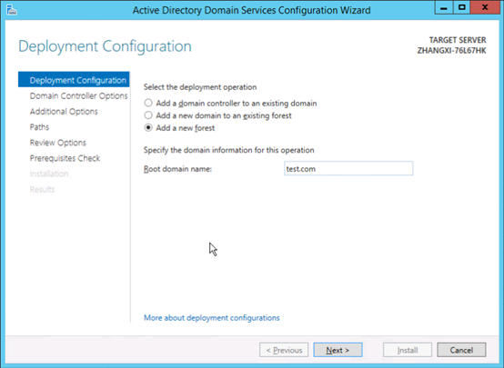 FAQ-Windows 2012 r2如何部署LDAP服务器实现BMC域账户登陆