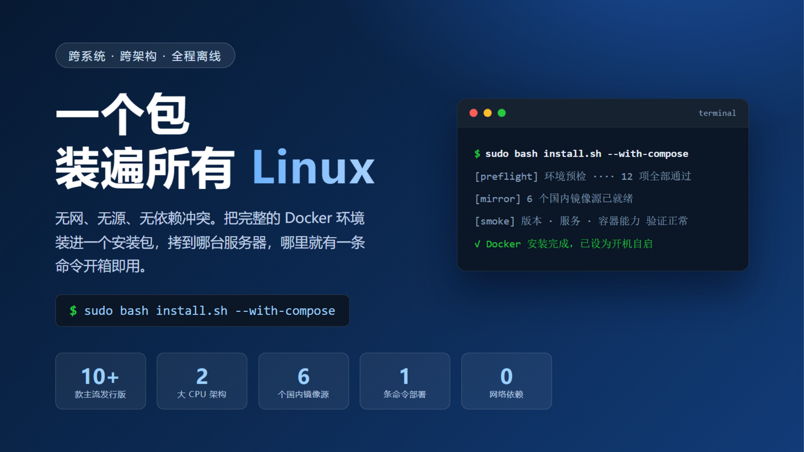 Docker通用离线安装包